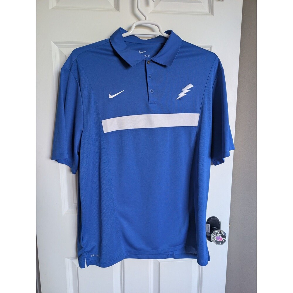 Nike XL Air Force Falcons Polo Dri-fit Shirt Men Office Business AF Football